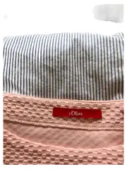 Vorschaubild 5 von Damen Pullover Gr. 42 XL Rosa Casual Strukturmuster