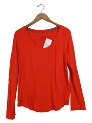 Vorschaubild 1 von EDC Damen Langarmshirt Rot Gr. 38/M Sportlich