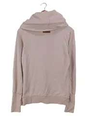 Vorschaubild 2 von Damen Sweatjacke Gr. 40/M Beige Streetwear Casual Schalkragen