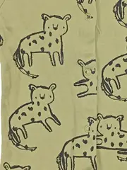 Vorschaubild 2 von Baby Body Strampler Gr. 98 Grün Leopardenmuster Baumwolle