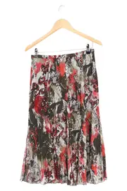 Vorschaubild 2 von Faltenrock Damen 36/S Mehrfarbig Florales Muster Elegant Midirock