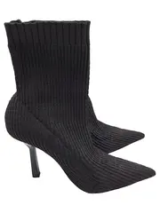 Vorschaubild 1 von Trafaluc Damen Stiefelette Sock Boots Schwarz Gr. 38 High Heel