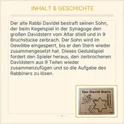 Vorschaubild 4 von Geduldspiel Der David-Stern Knobelspiel Puzzle