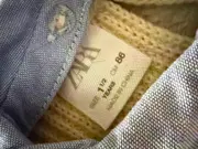 Vorschaubild 3 von Kinder Pullover gestreift mit Kragen Gr. 86 Baumwolle Maritim