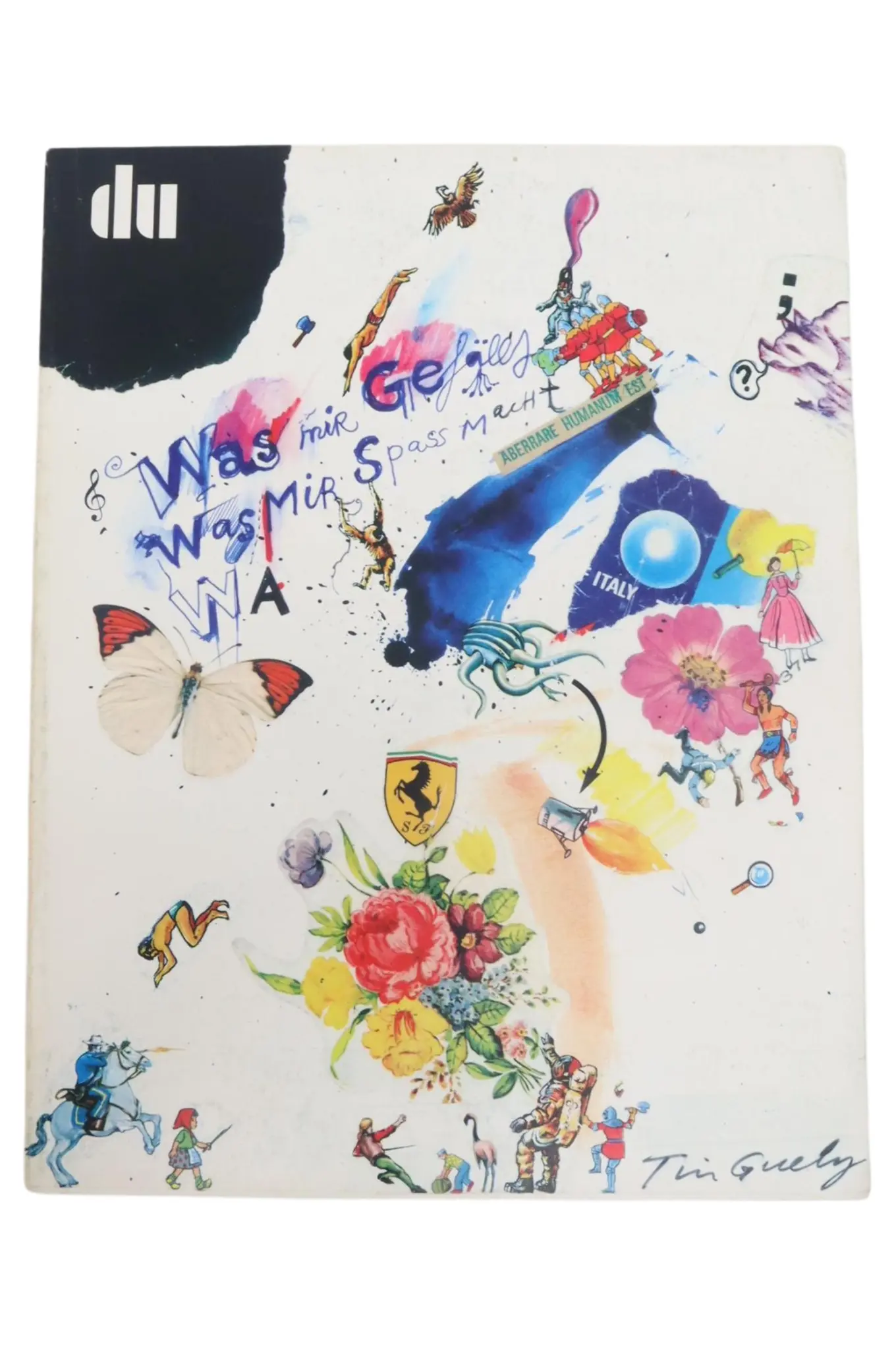 MARKENLOS du Die Kunstzeitschrift 04/1977 Vintage Magazin Kunst Kultur Sammlerstück