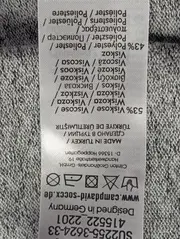 Vorschaubild 4 von Damen Sweatshirt Grau Gr. 34/XS Melierter Logo Print Freizeit