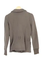 Vorschaubild 2 von Damen Leichte Jacke Gr. 38/M Grau Casual Baumwolle