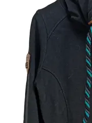 Vorschaubild 2 von Kapuzenpullover Damen Gr. 36/S Schwarz Casual Hoodie