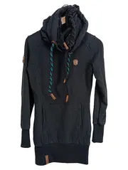 Vorschaubild 1 von Kapuzenpullover Damen Gr. 36/S Schwarz Casual Hoodie