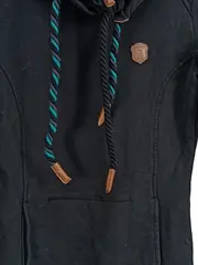 Vorschaubild 3 von Kapuzenpullover Damen Gr. 36/S Schwarz Casual Hoodie