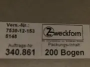 Vorschaubild 5 von ZWECKFORM Trennstreifen Weiß Büro Organisation Praktisch 200 Bogen