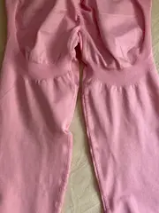 Vorschaubild 3 von Damen Leggings Pink Gr. S Sportlich Seamless Fitness