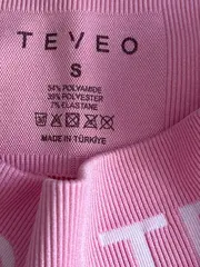 Vorschaubild 6 von Damen Leggings Pink Gr. S Sportlich Seamless Fitness
