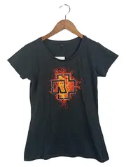 Vorschaubild 1 von Damen T-Shirt Rammstein Logo Schwarz Gr. 36/S Fanshirt Metal