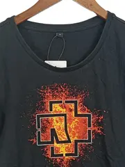 Vorschaubild 2 von Damen T-Shirt Rammstein Logo Schwarz Gr. 36/S Fanshirt Metal