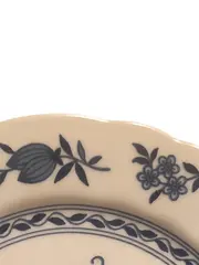 Vorschaubild 4 von Wandteller Zwiebelmuster Porzellan Blumen Weiß 20 cm