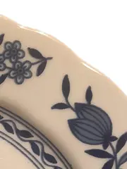 Vorschaubild 3 von Wandteller Zwiebelmuster Porzellan Blumen Weiß 20 cm