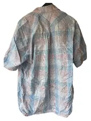 Vorschaubild 4 von Herren Freizeithemd Kurzarm Kariert Blau Gr. XXL