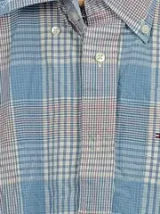 Vorschaubild 5 von Herren Freizeithemd Kurzarm Kariert Blau Gr. XXL