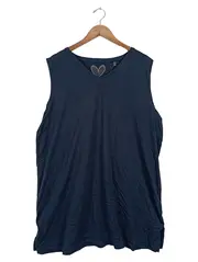 Vorschaubild 1 von Damen T-Shirt Gr. 52 Blau Casual Herzprint