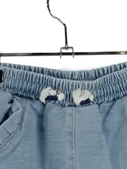Vorschaubild 3 von Mädchen Shorts Hose Gr. 82 Blau Baumwolle Rüschen