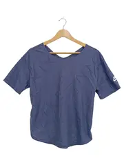 Vorschaubild 1 von Damen Sport Shirt Kurzarm Blau Gr. 38, M Lochmuster
