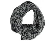Vorschaubild 1 von Damen Schal Grau Logo Monogramm Wolle 170cm