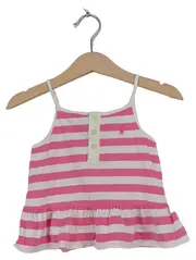 Vorschaubild 1 von Baby Mädchen Trägertop Kleid gestreift Rosa Gr. 80 12M