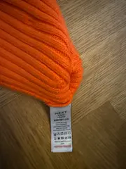 Vorschaubild 2 von Strickmütze Kinder 1-2 Jahre Orange Rippstrick Beanie