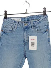 Vorschaubild 2 von Skinny Jeans Kinder Mädchen Blau Gr. 140 Regular Fit Baumwolle