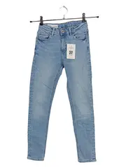 Vorschaubild 1 von Skinny Jeans Kinder Mädchen Blau Gr. 140 Regular Fit Baumwolle