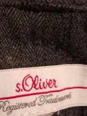 Vorschaubild 5 von Damen Stoffhose Gr. 42 Grau Nadelstreifen Business Büro