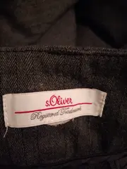 Vorschaubild 4 von Damen Stoffhose Gr. 42 Grau Nadelstreifen Business Büro