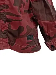 Vorschaubild 5 von Damen Jeansjacke S Rot Camouflage Casual