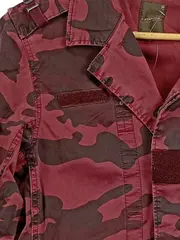 Vorschaubild 3 von Damen Jeansjacke S Rot Camouflage Casual