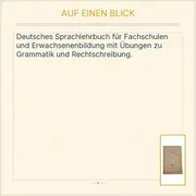 Vorschaubild 2 von Die Deutsche Sprache Lehr- Übungsbuch Fachschulen Erwachsenenbildung Leipzig