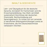 Vorschaubild 3 von Die Deutsche Sprache Lehr- Übungsbuch Fachschulen Erwachsenenbildung Leipzig