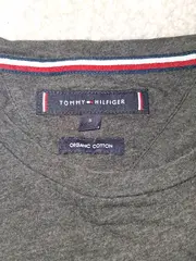 Vorschaubild 2 von Herren T-Shirt Grau Gr. 46/S Basic Baumwolle Kurzarm