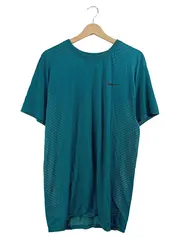 Vorschaubild 1 von Herren Sportshirt T-Shirt Petrol Strukturmuster Gr. 52, XL