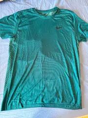 Vorschaubild 2 von Herren Sportshirt T-Shirt Petrol Strukturmuster Gr. 52, XL