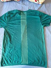 Vorschaubild 4 von Herren Sportshirt T-Shirt Petrol Strukturmuster Gr. 52, XL