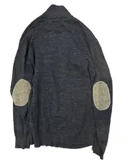 Vorschaubild 2 von Herren Strickjacke Gr. L Blau Casual Reißverschluss