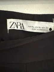Vorschaubild 2 von Damen Stoffhose Schwarz XL Elegant Business Weites Bein