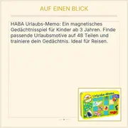 Vorschaubild 2 von Urlaubs-Memo Reisespiel Gedächtnisspiel Kinderspiel Metalldose ab 3 Jahre