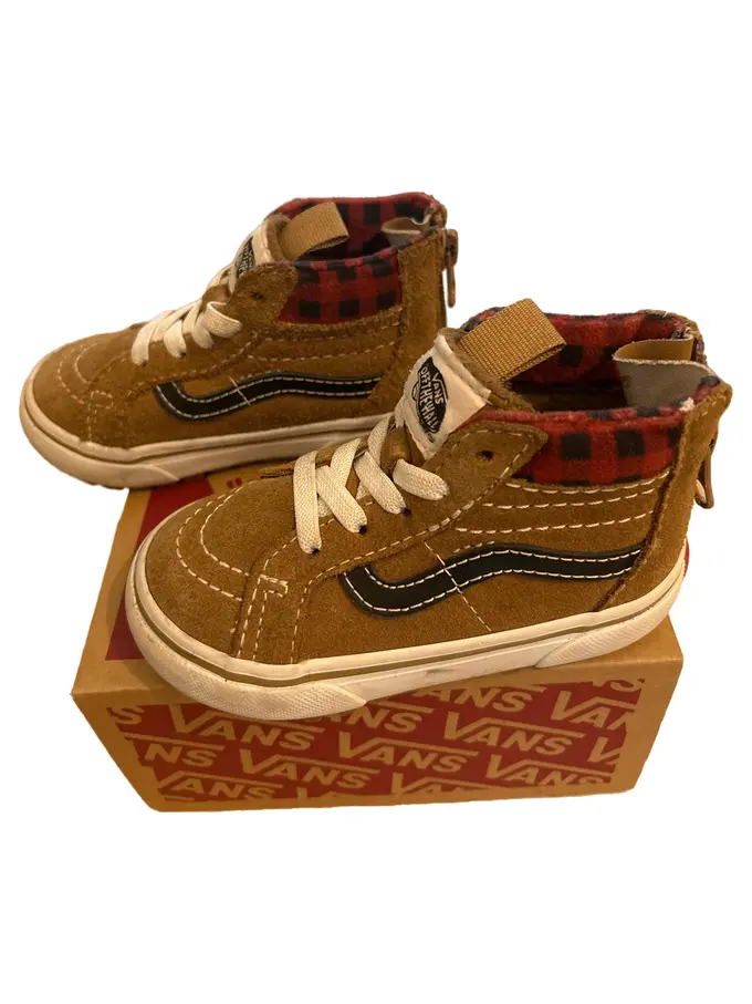 VANS Sk8-Hi Reissue Kinder Sneaker High 22 Braun Casual - Main Image