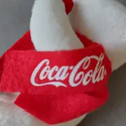 Vorschaubild 4 von Plüsch Eisbär mit Schal Kuscheltier Weiß Rot 11cm