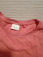 Vorschaubild 2 von T-Shirt Mädchen Gr. 104 Rosa Basic Kurzarm Baumwolle