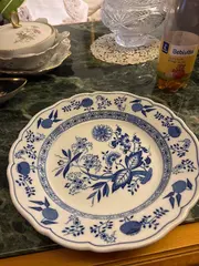 Vorschaubild 3 von Essteller Zwiebelmuster Porzellan Blau 26 cm Traditionell