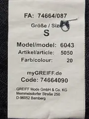 Vorschaubild 3 von Herren Strickjacke Cardigan Schwarz Gr. S Business Klassisch