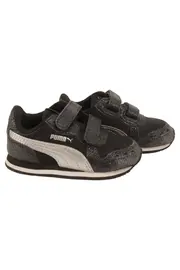 Vorschaubild 1 von Kinder Sneaker low Schwarz Glitzer Klettverschluss Gr. 28 Sportschuhe